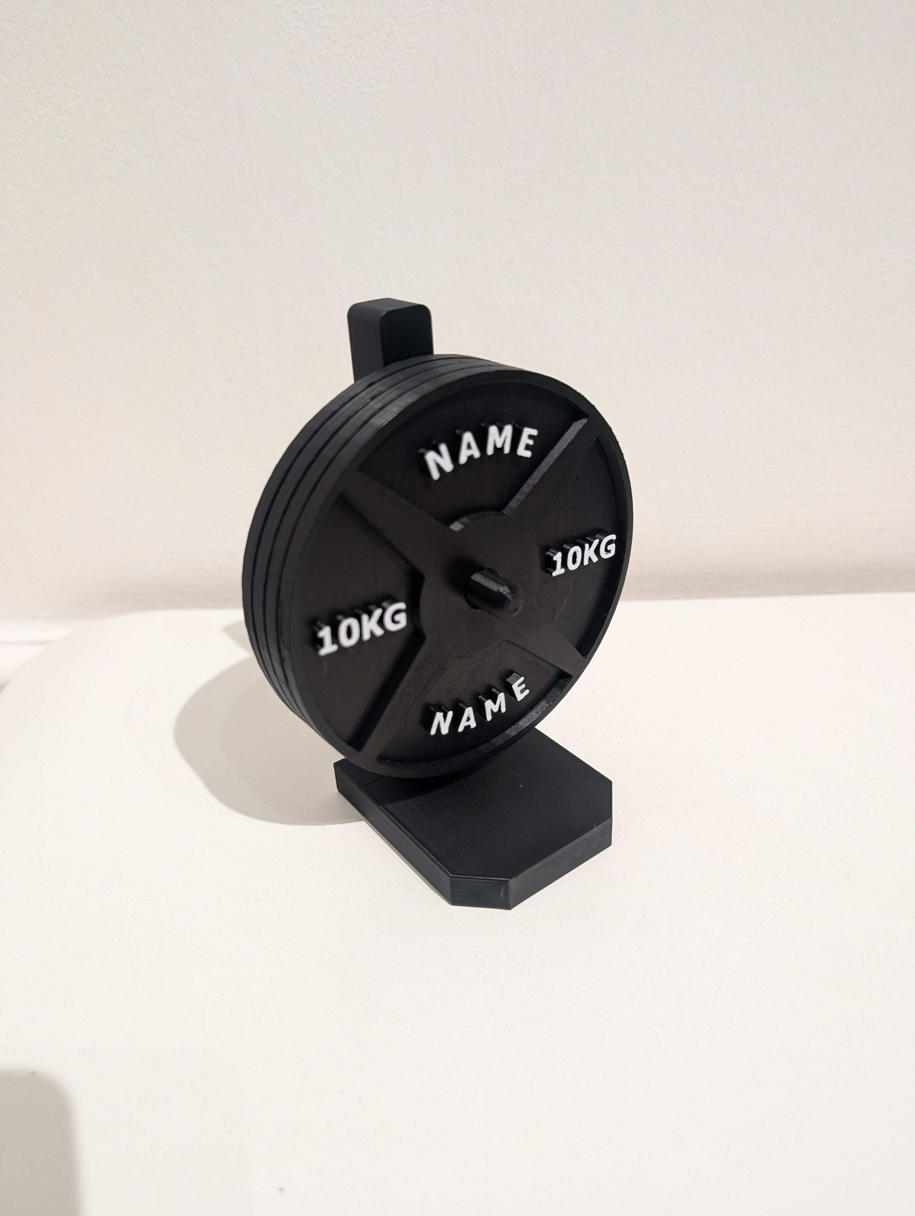 Personalised Barbell Weight Coasters